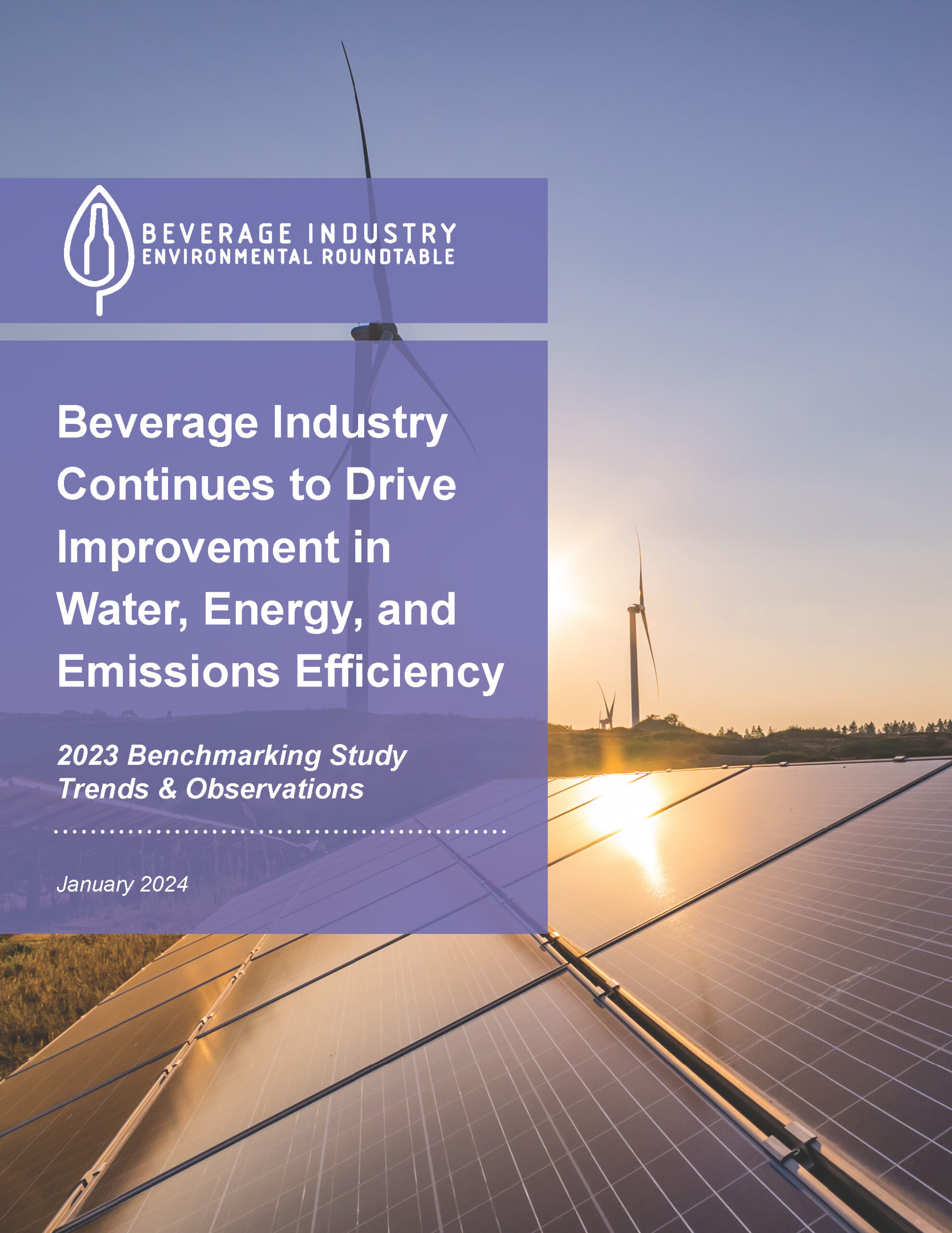 The Beverage Industry Environmental Roundtable (BIER) Issues Results of 2023 Water, Energy, and Greenhouse Gas Emissions Benchmarking Study