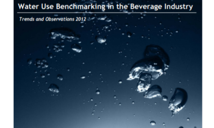 Water Use Benchmarking in the Beverage Industry: 2012