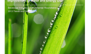 Beverage Industry Continues to Drive Improvement in Water and Energy Use