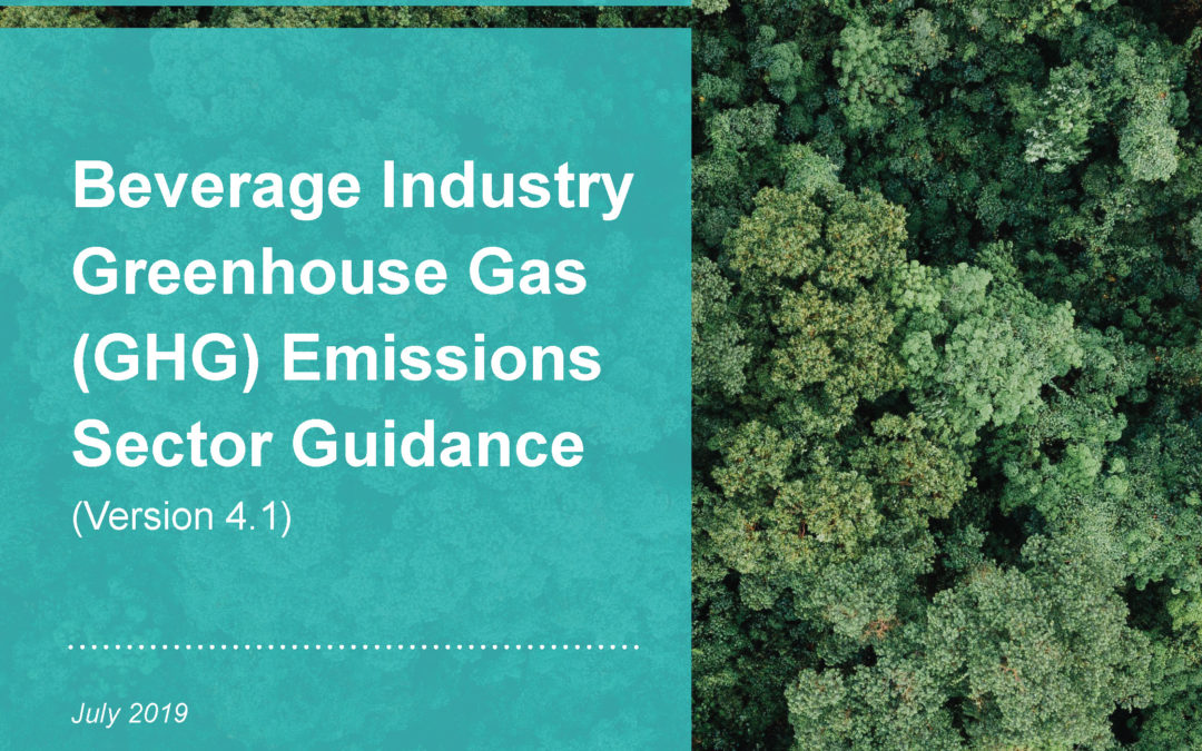 Beverage Industry Greenhouse Gas Emissions Sector Guidance, Version 4.1