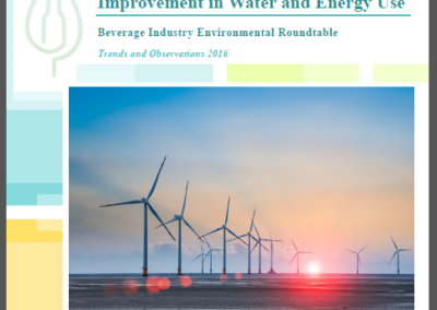 Beverage Industry Continues to Drive Improvement in Water and Energy Use