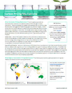 Transitional Risk Brief: Carbon Pricing Mechanisms