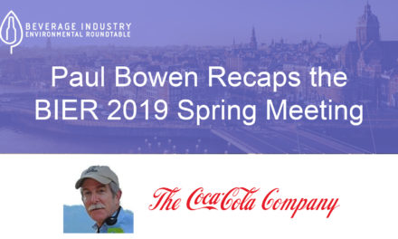 Paul Bowen Recaps the BIER 2019 Spring Meeting