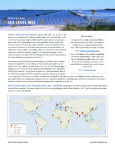 Physical Risk Brief: Sea Level Rise