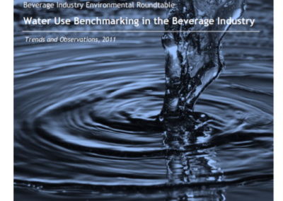 Water Use Benchmarking in the Beverage Industry: 2011